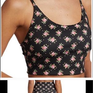 Alice and Olivia Floral Crop Top/ Sports Bra -S